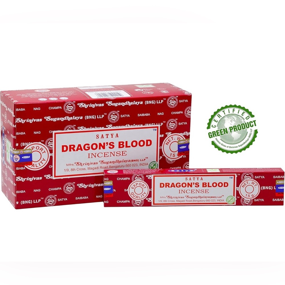Satya Dragon Blood  Incense Sticks India NIB